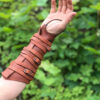 Medieval Leather Bracers (11) Medieval leather bracers with ribbons