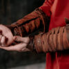 Medieval Leather Bracers (14) Medieval leather bracers for Larp