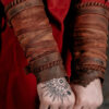 Medieval Leather Bracers (15) Medieval leather bracers for Larp