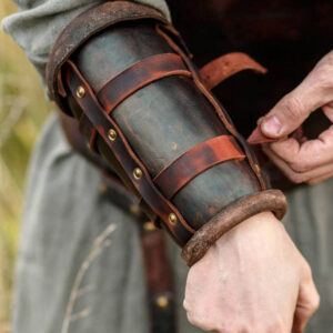 Medieval Leather Bracers (3) Viking leather bracers